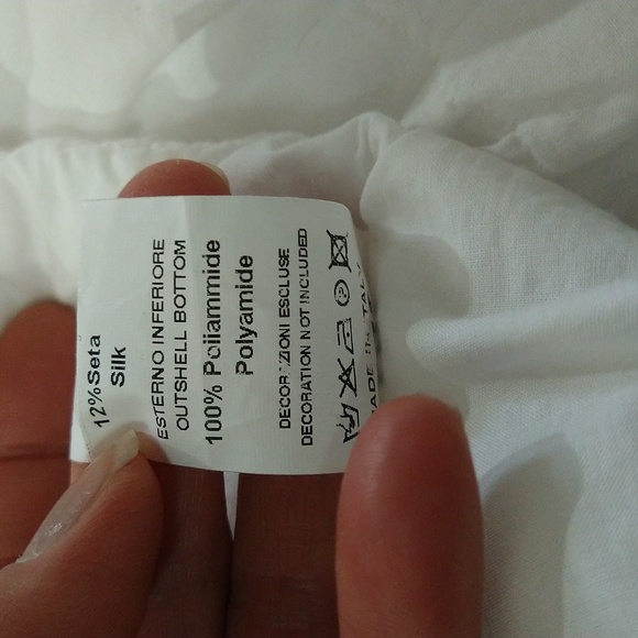 Size 5 Baby A white floral silver baptism christening gown party dress - Picture 13 of 16